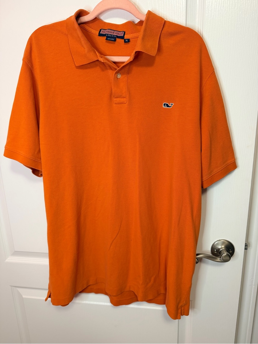 Vineyard Vines Orange Classic Whale Polo